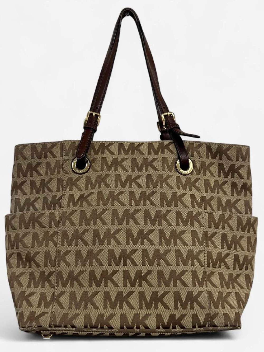Michael Kors Jet Set signature canvas tote bag